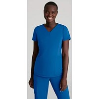 Skechers Slip-ins Serene Knit Scrub Top, Royal Blue, XL