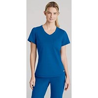Skechers Slip-ins Flow Knit Scrub Top, Royal Blue, 2XL