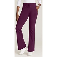 Skechers Slip-ins Rebound Knit Scrub Trousers, Wine Red, XL, Regular Leg