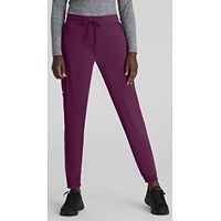 Skechers Slip-ins Pace Knit Scrub Joggers, Wine Red, XS, Regular Leg