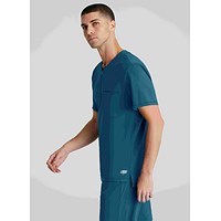 Skechers Slip-ins Flex Knit Scrub Top, Bahama Blue, XL