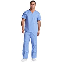 Dickies Signature Unisex Scrub Top, Ceil Blue, Medium