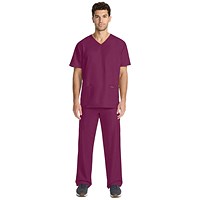 Cherokee Originals Ultra Female V-neck Scrub Top, Wine Red, 2XL