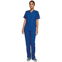 Cherokee Unisex Scrub Top, Galaxy Blue, Small