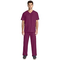 Cherokee Originals Ultra Female V-neck Scrub Top, Wine Red, XS