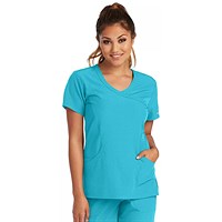 Skechers Reliance Scrub Top, Turquoise, 2XL