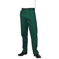Work in Style MT037 Male Healthcare Trousers, Bottle Green, Size 34 Inch