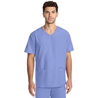 Cherokee Originals Ultra Female V-neck Scrub Top, Ceil Blue, Large