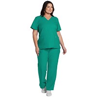 Cherokee Originals Ultra Female V-neck Scrub Top, Teal, 2XS