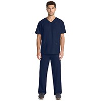 Cherokee Originals Ultra Female V-neck Scrub Top, Navy Blue, XL