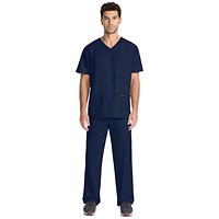 Cherokee Originals Ultra Female V-neck Scrub Top, Navy Blue, XS