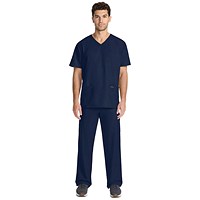 Cherokee Originals Ultra Female V-neck Scrub Top, Navy Blue, 2XS
