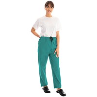 334LWT Unisex Lightweight Scrub Trousers, Jade Green, Size 3XL