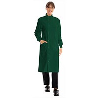 Work In Style Professional Howie Lab Coat, Unisex, Bottle Green, 40 Tall