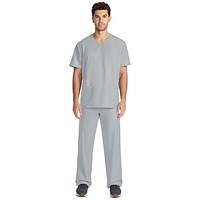 Cherokee Originals Ultra Female V-neck Scrub Top, Grey, XL