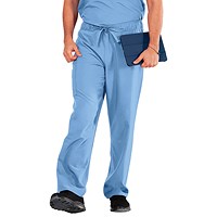 Key Scrubs KEYTR100 Eco Stretch Atlantic Scrub Trousers, Ceil Blue, Size 3XL
