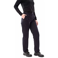 Work in Style Classic Women's Work Trousers, Navy Blue, 8