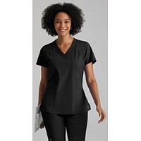 Barco One Racer Scrub Top, Black, XS