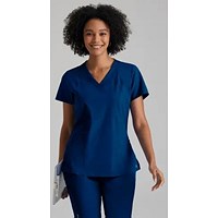 Barco One Racer Scrub Top, Indigo, XL