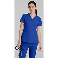 Barco One Pulse Scrub Top, Cobalt Blue, XL
