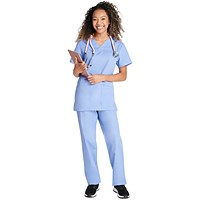 Cherokee Originals Unisex Medical Scrub Set, Ceil Blue, 4XL
