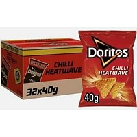 Doritos Chilli Heatwave Crisps 40g Pack of 32