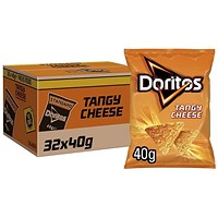 Doritos Tangy Cheese Crisps 40g Pack of 32