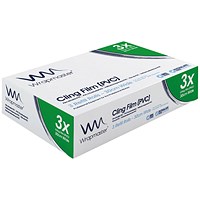 Wrapmaster 3000 Cling Film Refill, 30cm x 300m, Pack of 3