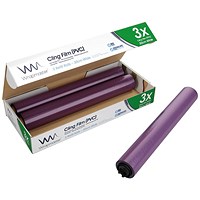 Wrapmaster 1000 Cling Film Refill, Pack of 3, 30cm x 100m