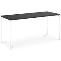 Albion Workstation 1400mm Wide, Anthracite Top, White Frame