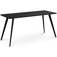 Air Workstation 1200mm Wide, Anthracite Top, Black Legs