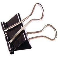 Foldback Clip 32mm Black (Pack of 100) 23081