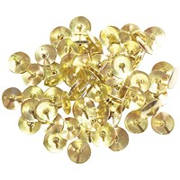 Brass Drawing Pins Brass 9.5mm (Pack of 1000) 34231