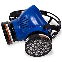 Beeswift Half Mask & A2P3 Filter Kit, Blue & Black