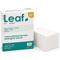 Wash with Leaf Bio Laundry Sheets White Pack of 75