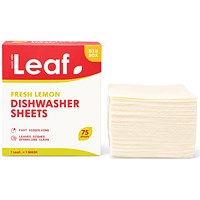 Wash with Leaf Dish Washer Detergent Sheets Pack of 75