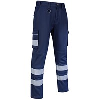 Guardian Safety Combat Trousers, Navy Blue, 28S