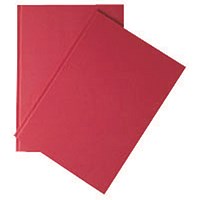 Everyday Casebound Notebook, A4, Ruled & Indexed A-Z, 160 Pages, Red, Pack of 5