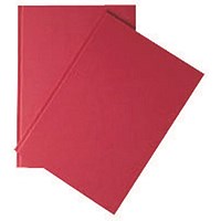 Everyday Casebound Notebook, A5, Ruled & Indexed A-Z, 160 Pages, Red, Pack of 5