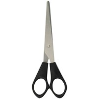 Black Scissors, Ambidextrous, 148mm, Pack of 10