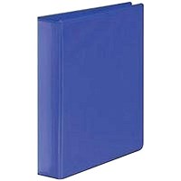 Presentation Ring Binder, A4, 4 D-Ring, 25mm Capacity, Blue, Pack of 10