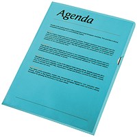 Blue A4 Cut Flush Folders - Pack of 100