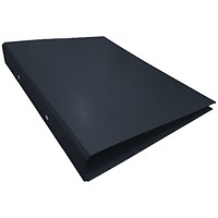 2-Ring Ring Binder A4 25mm Black (Pack of 10)