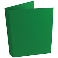 Ring Binder, A4, 2 O-Ring, 25mm Capacity, Green, Pack of 10