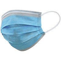Disposable 3-Ply Face Mask - Non-Medical, Pack of 50