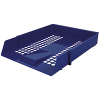 Everyday Plastic Letter Tray, Blue