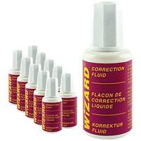 Correction Fluid, 20ml, Pack of 10