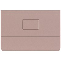 Everday Document Wallets, 220gsm, Foolscap, Buff, Pack of 50