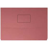 Everday Document Wallets, 220gsm, Foolscap, Pink, Pack of 50