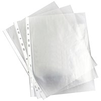 Everyday A4 Lightweight Punched Pockets, 35 Micron, Top Opening, Pack of 100 Everyday A4 Lightweight Punched Pockets, 35 Micron, Top Opening, Pack of 100
